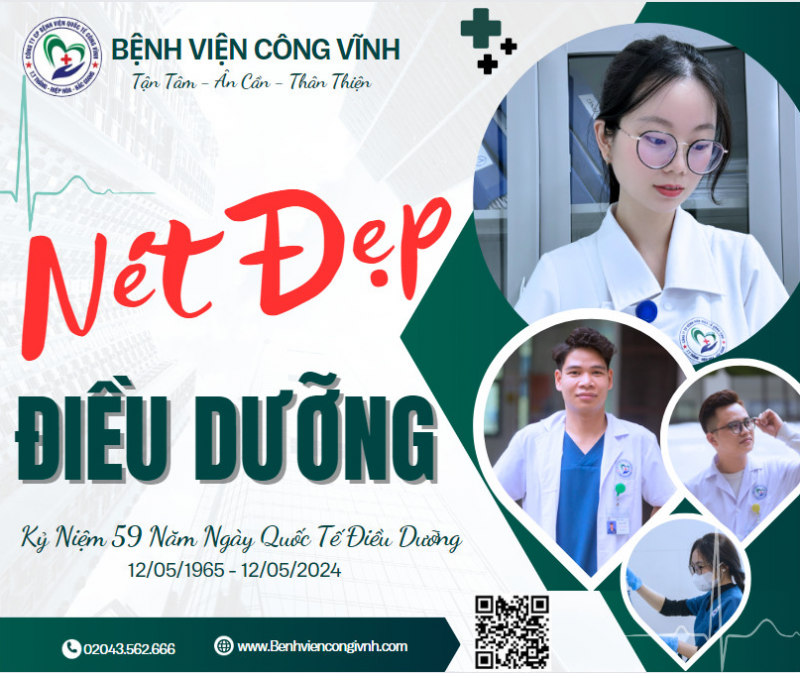 CUỘC THI ẢNH "NÉT ĐẸP ĐIỀU DƯỠNG BỆNH VIỆN CÔNG VĨNH NĂM 2024 “